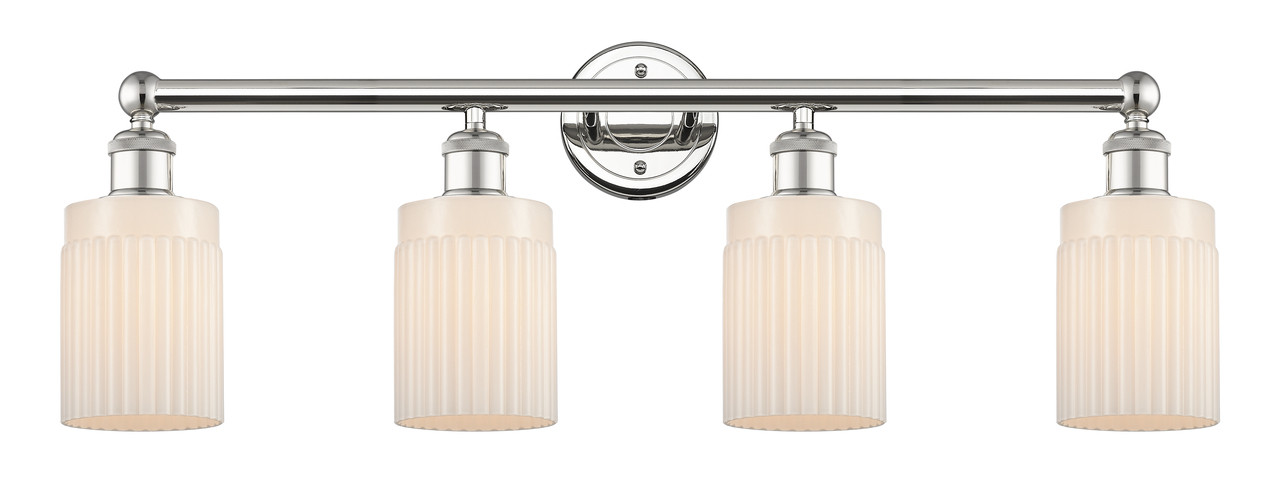 INNOVATIONS 616-4W-PN-G341 Hadley 4 31.5 inch Bath Vanity Light Polished Nickel