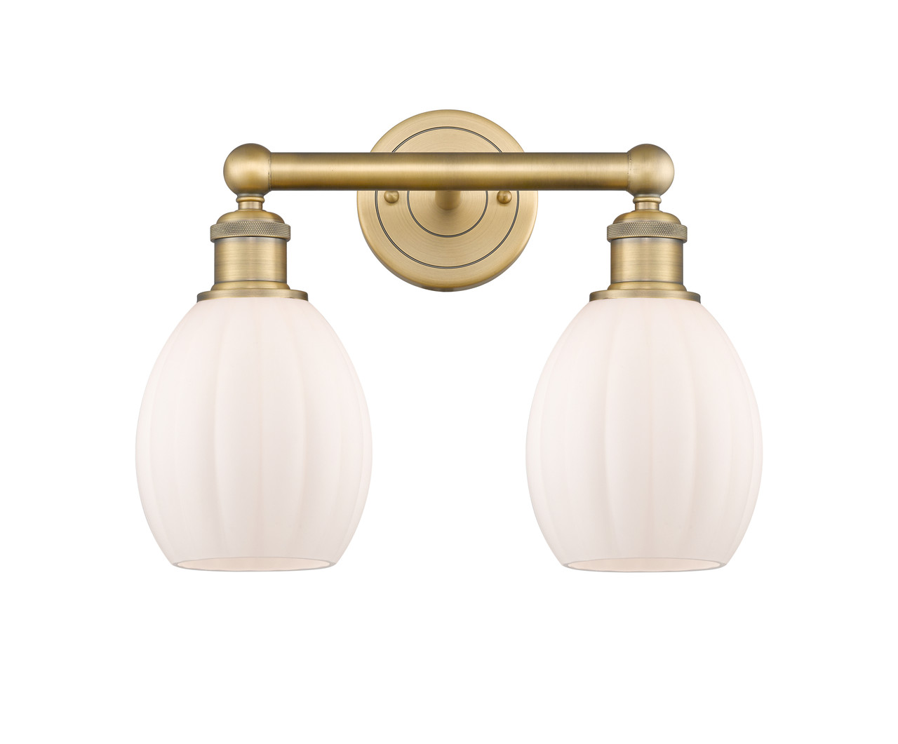 INNOVATIONS 616-2W-BB-G81 Eaton 2 14.5 inch Bath Vanity Light Brushed Brass