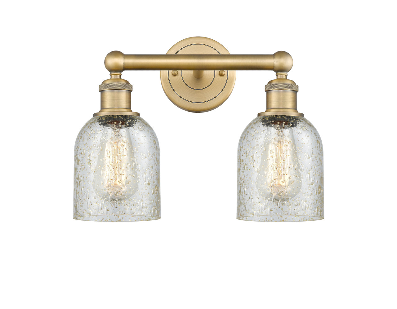 INNOVATIONS 616-2W-BB-G259 Caledonia 2 14 inch Bath Vanity Light Brushed Brass