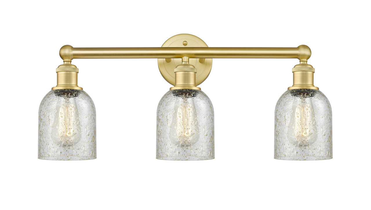 INNOVATIONS 616-3W-SG-G259 Caledonia 3 23 inch Bath Vanity Light Satin Gold