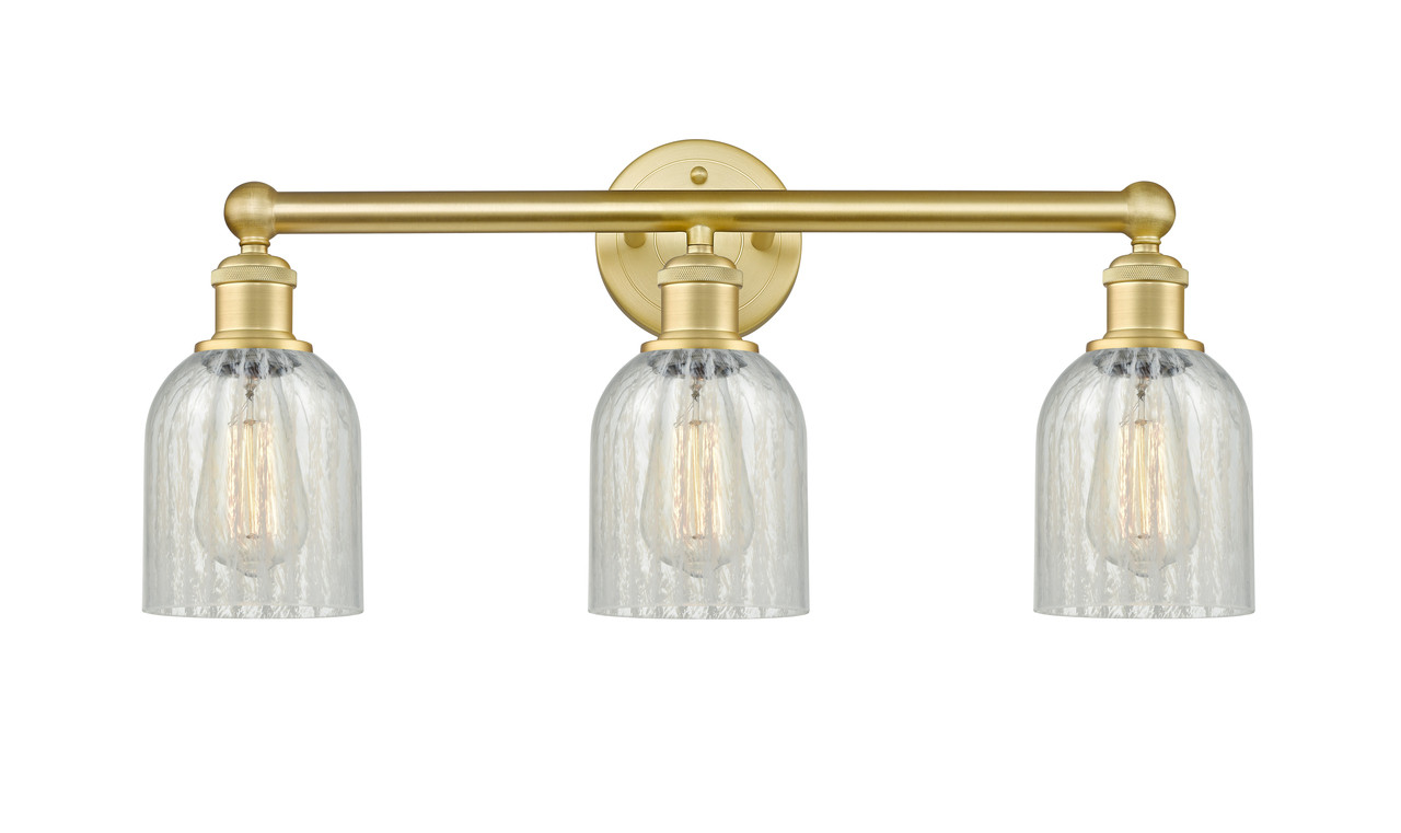 INNOVATIONS 616-3W-SG-G2511 Caledonia 3 23 inch Bath Vanity Light Satin Gold