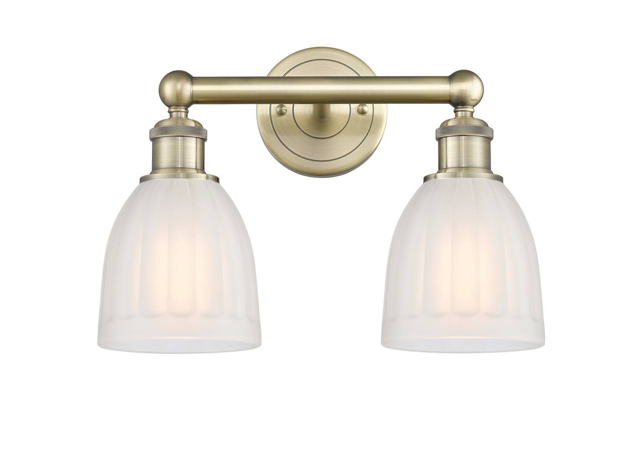INNOVATIONS 616-2W-AB-G441 Brookfield 2 14.75 inch Bath Vanity Light Antique Brass