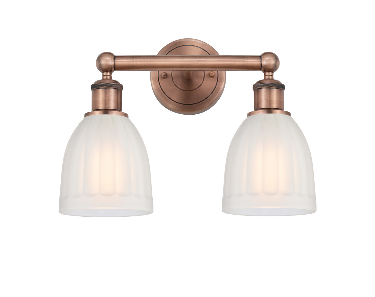 INNOVATIONS 616-2W-AC-G441 Brookfield 2 14.75 inch Bath Vanity Light Antique Copper