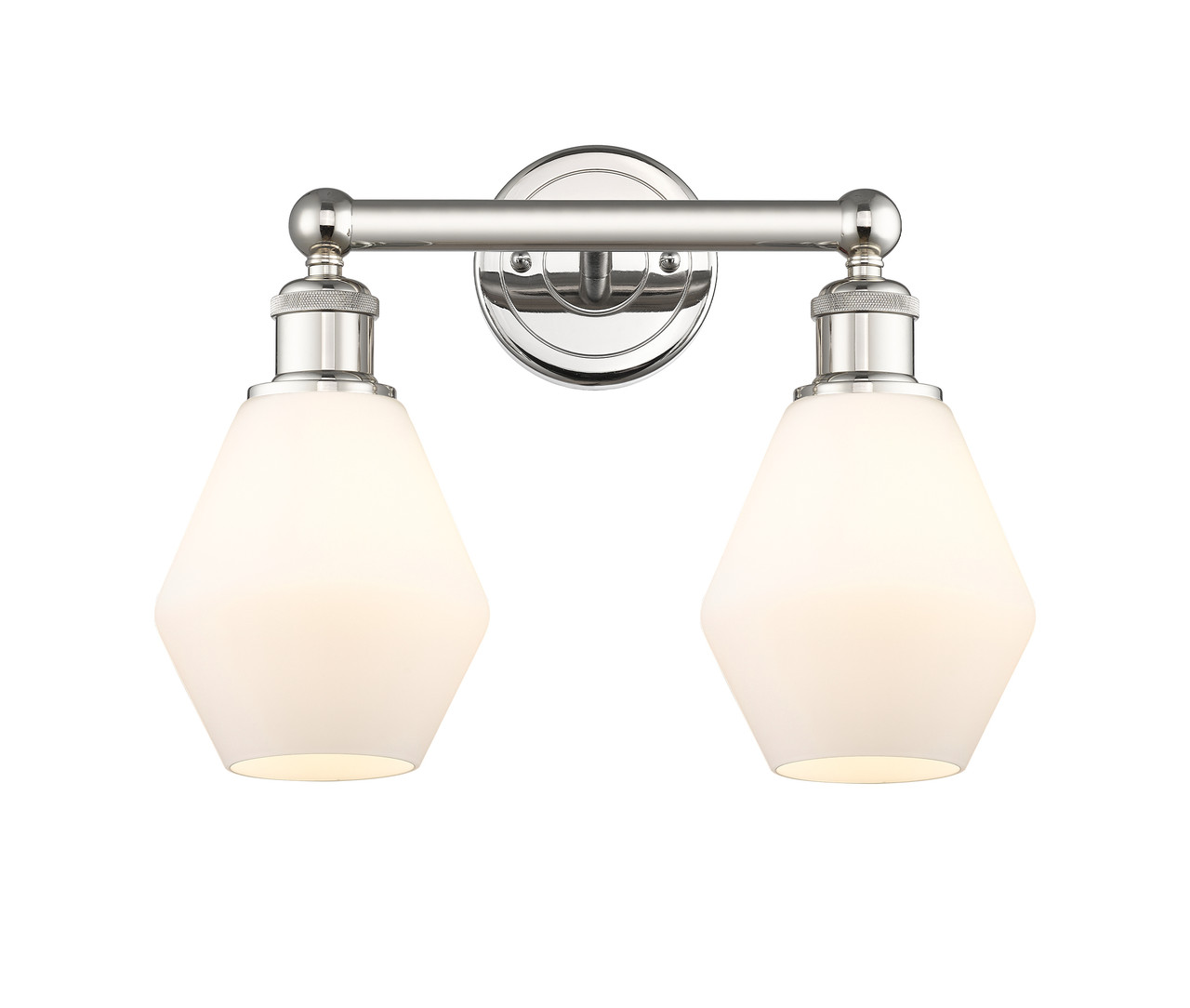 INNOVATIONS 616-2W-PN-G651-6 Cindyrella 2 15 inch Bath Vanity Light Polished Nickel