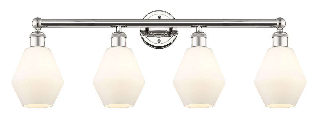 INNOVATIONS 616-4W-PN-G651-6 Cindyrella 4 33 inch Bath Vanity Light Polished Nickel