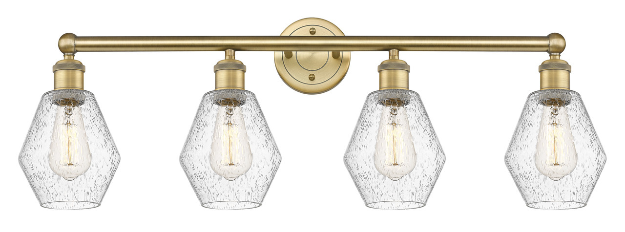 INNOVATIONS 616-4W-BB-G654-6 Cindyrella 4 33 inch Bath Vanity Light Brushed Brass