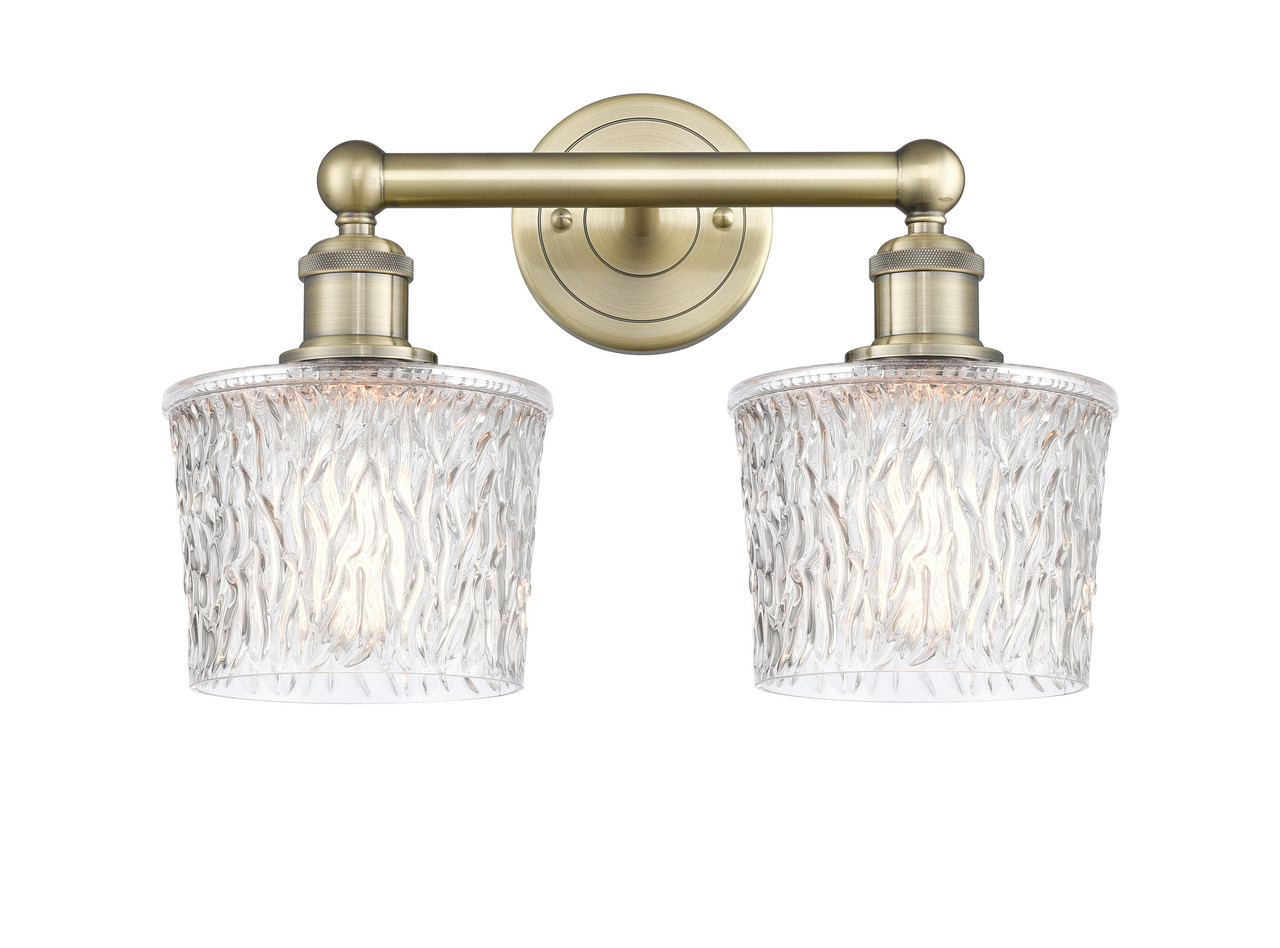 INNOVATIONS 616-2W-AB-G402 Niagra 2 15.5 inch Bath Vanity Light Antique Brass
