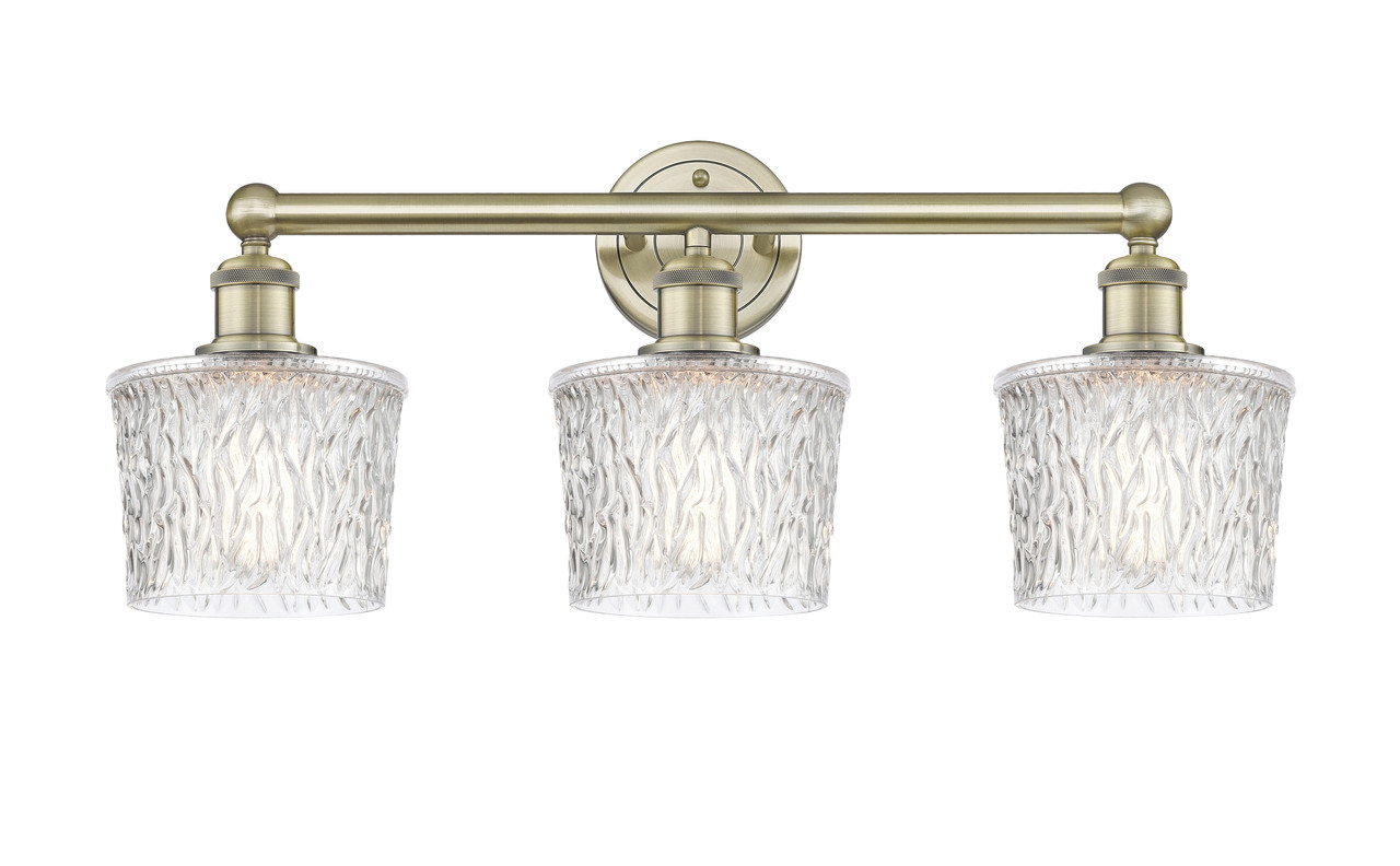 INNOVATIONS 616-3W-AB-G402 Niagra 3 24.5 inch Bath Vanity Light Antique Brass