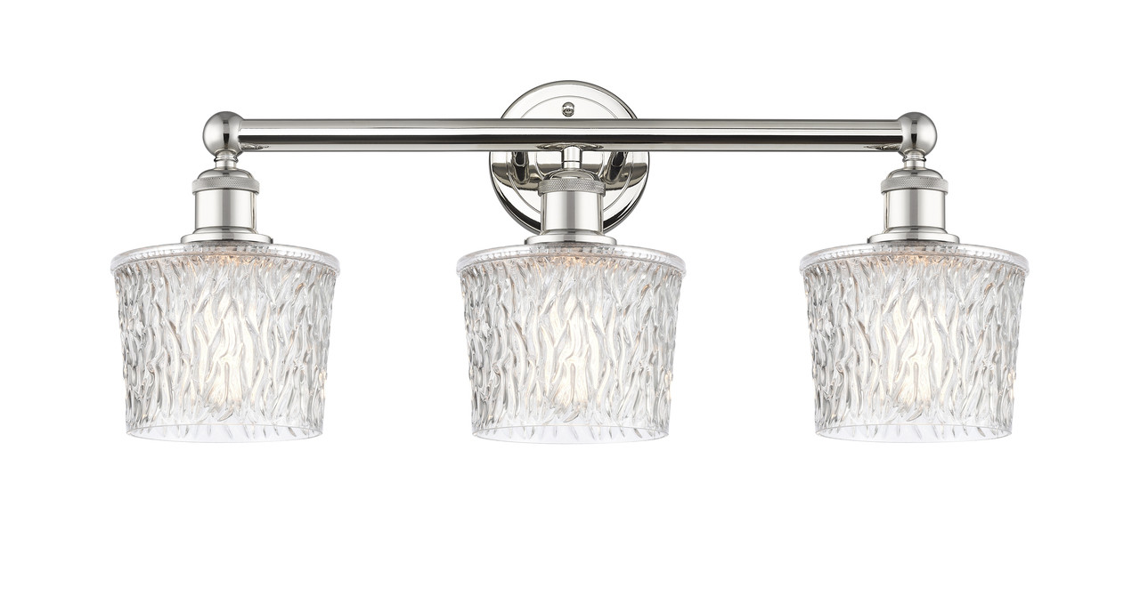 INNOVATIONS 616-3W-PN-G402 Niagra 3 24.5 inch Bath Vanity Light Polished Nickel