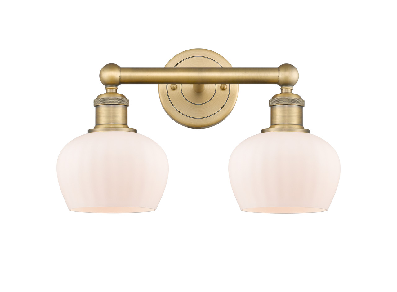 INNOVATIONS 616-2W-BB-G91 Fenton 2 15.5 inch Bath Vanity Light Brushed Brass