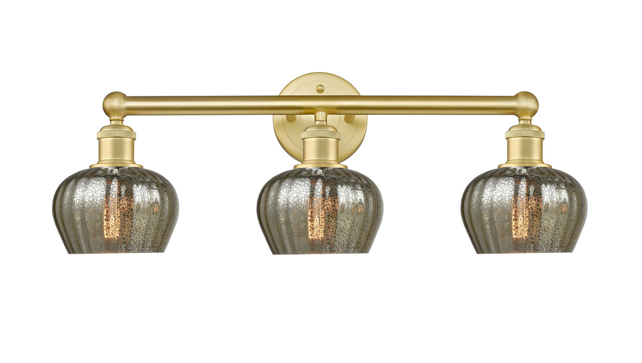 INNOVATIONS 616-3W-SG-G96 Fenton 3 24.5 inch Bath Vanity Light Satin Gold