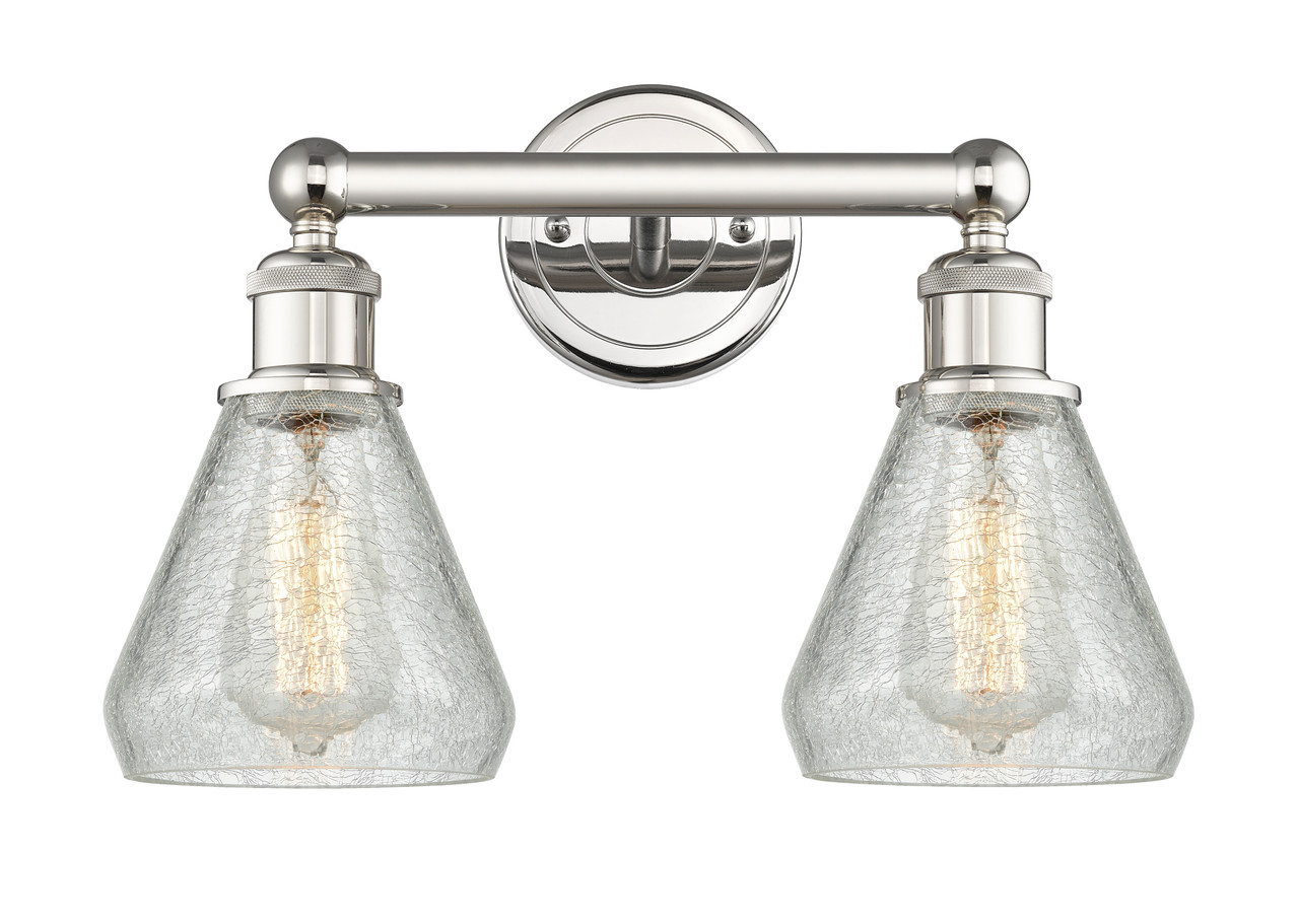 INNOVATIONS 616-2W-PN-G275 Conesus 2 15 inch Bath Vanity Light Polished Nickel