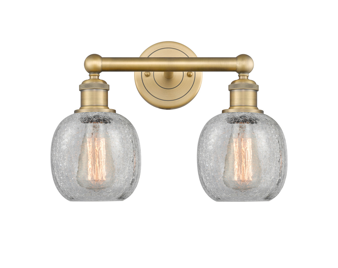 INNOVATIONS 616-2W-BB-G105 Belfast 2 15 inch Bath Vanity Light Brushed Brass