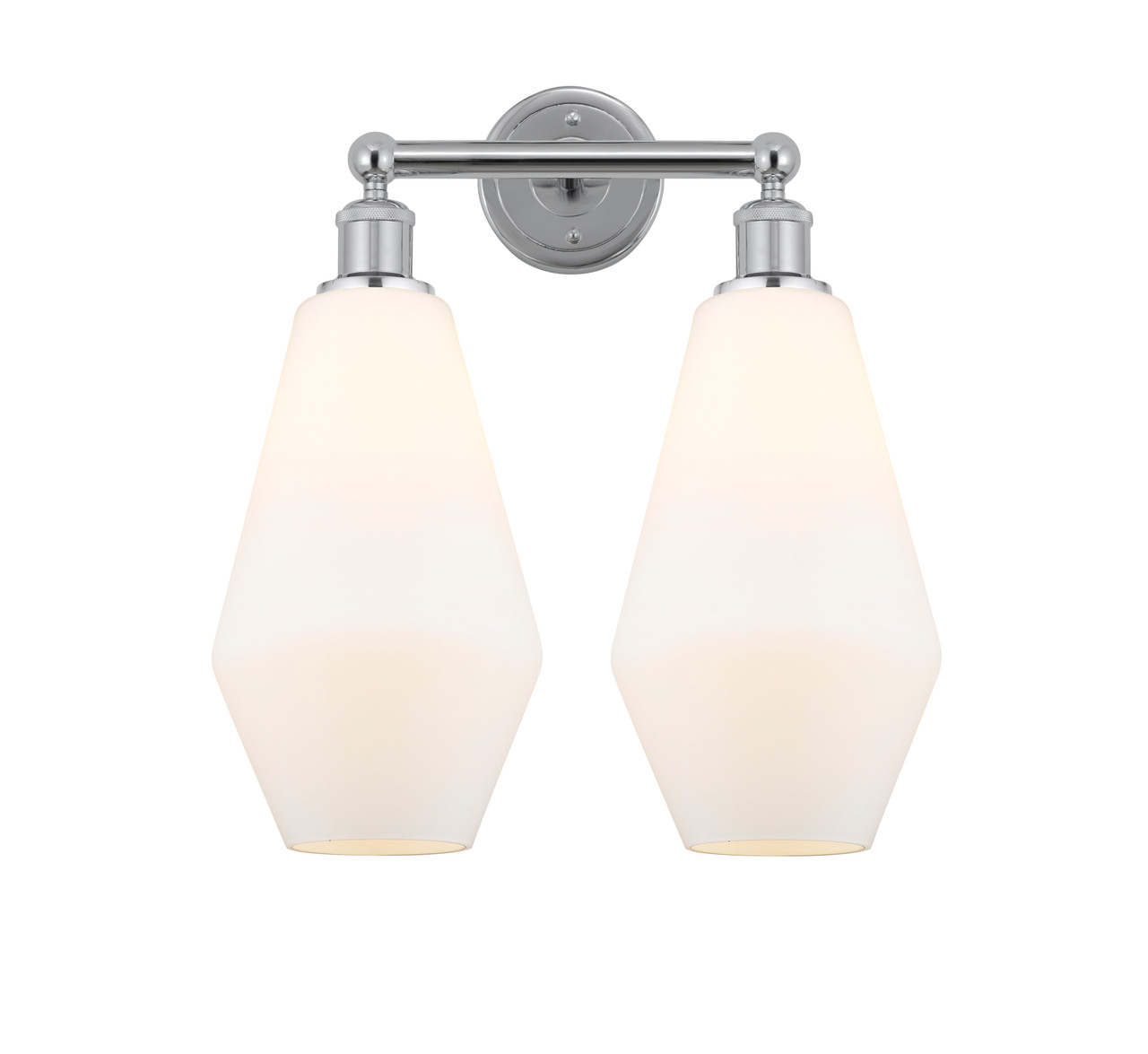 INNOVATIONS 616-2W-PC-G651-7 Cindyrella 2 16 inch Bath Vanity Light Polished Chrome