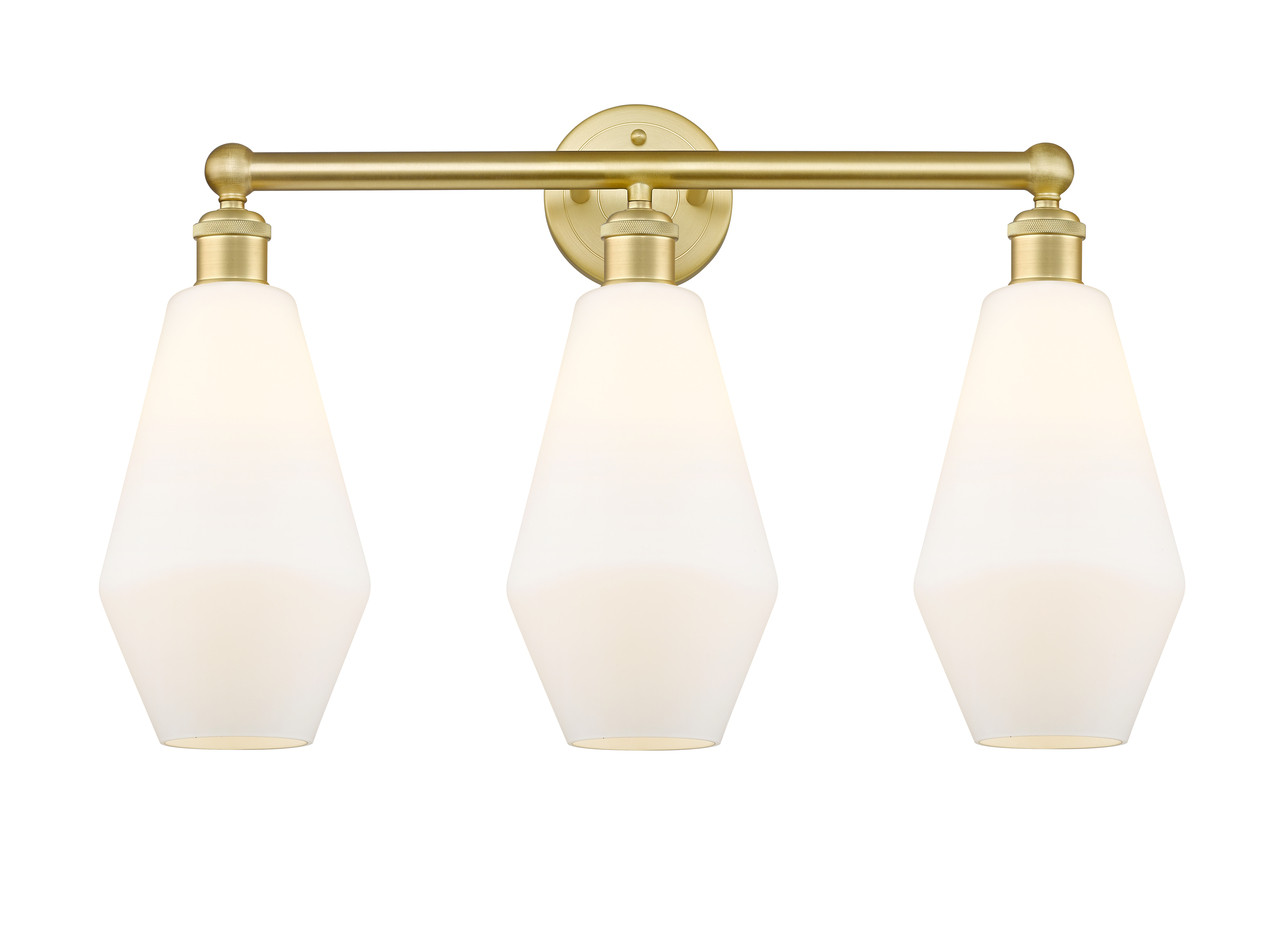 INNOVATIONS 616-3W-SG-G651-7 Cindyrella 3 25 inch Bath Vanity Light Satin Gold