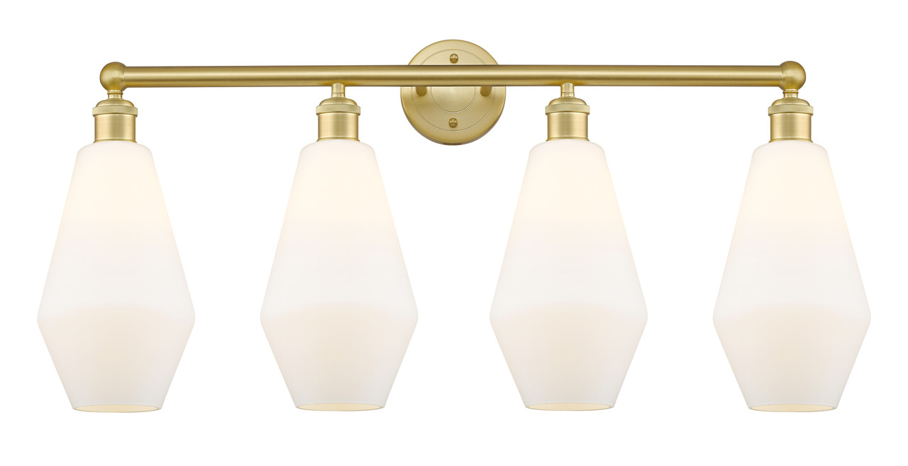 INNOVATIONS 616-4W-SG-G651-7 Cindyrella 4 34 inch Bath Vanity Light Satin Gold