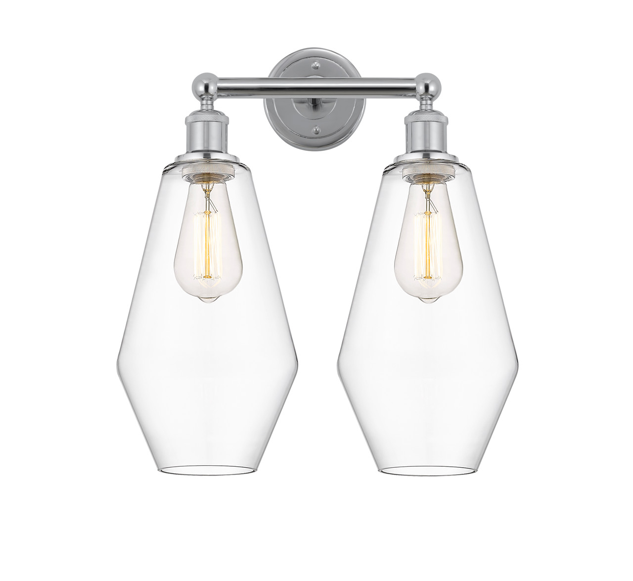 INNOVATIONS 616-2W-PC-G652-7 Cindyrella 2 16 inch Bath Vanity Light Polished Chrome
