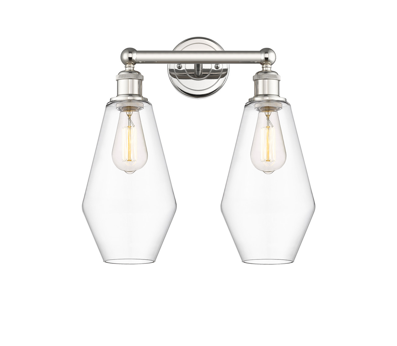 INNOVATIONS 616-2W-PN-G652-7 Cindyrella 2 16 inch Bath Vanity Light Polished Nickel