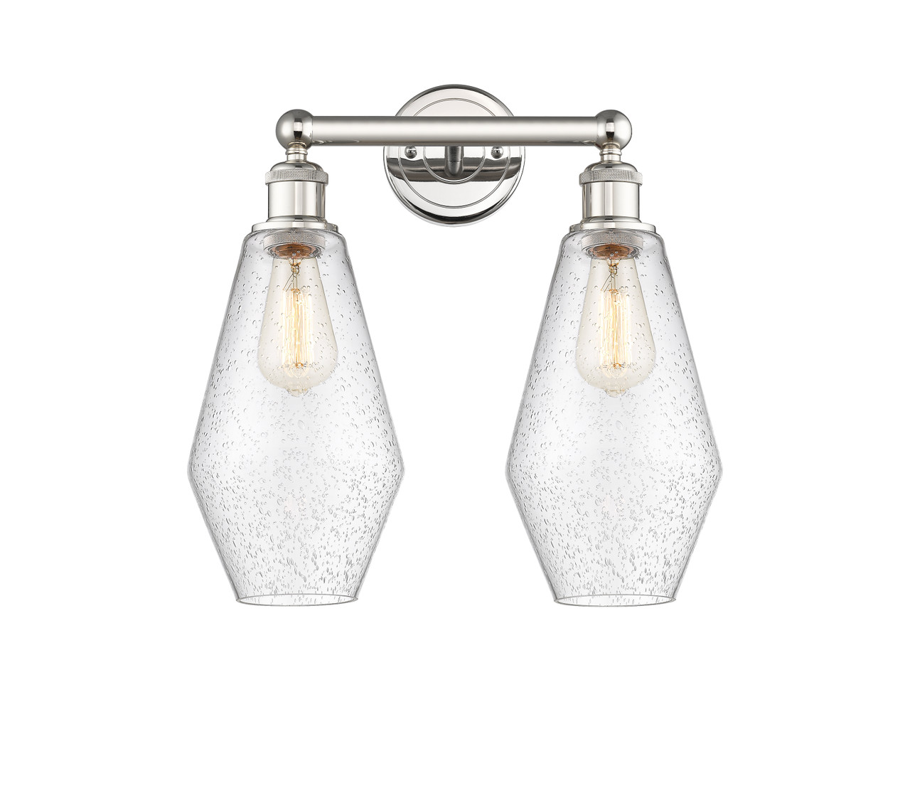 INNOVATIONS 616-2W-PN-G654-7 Cindyrella 2 16 inch Bath Vanity Light Polished Nickel