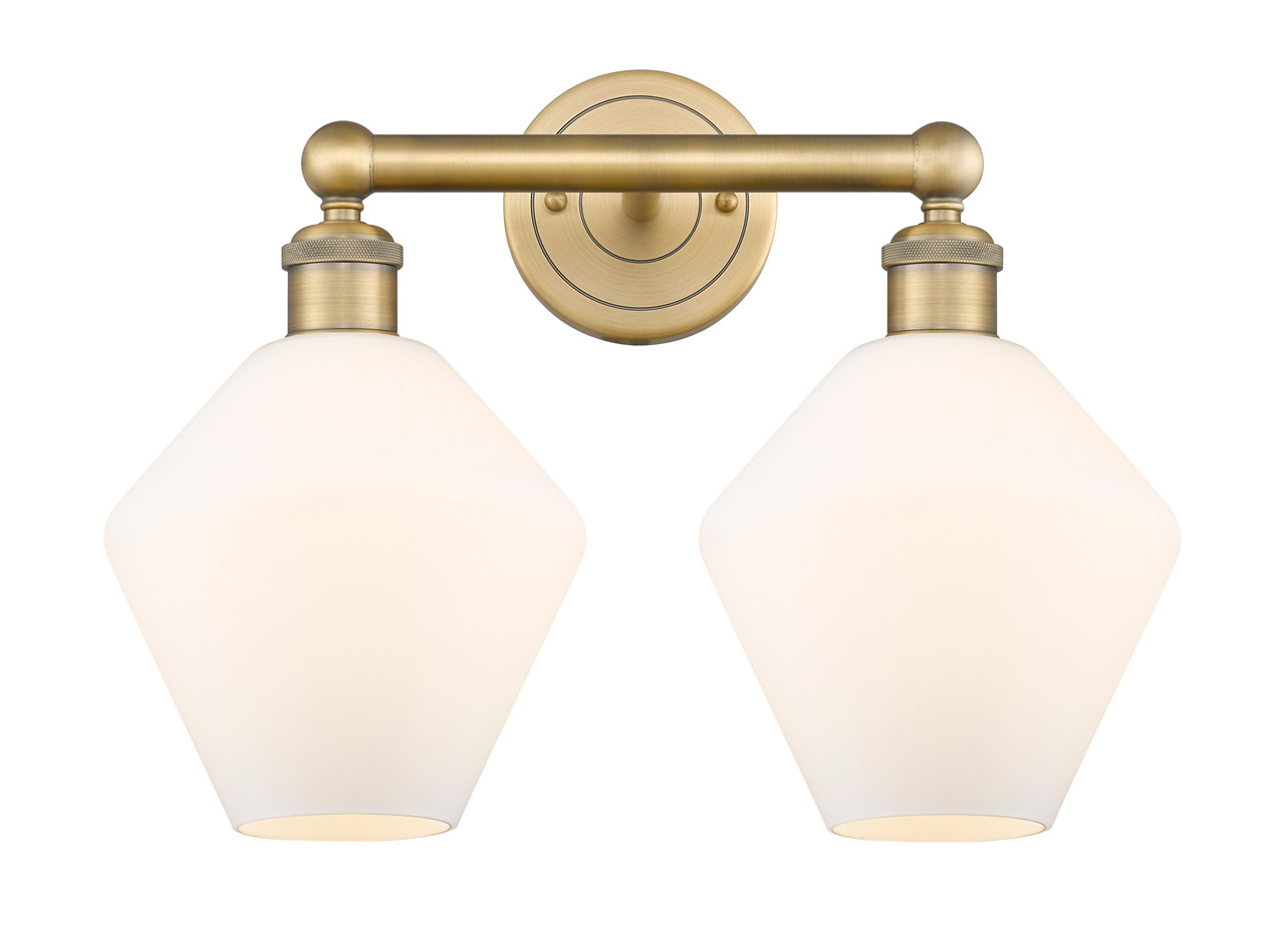 INNOVATIONS 616-2W-BB-G651-8 Cindyrella 2 17 inch Bath Vanity Light Brushed Brass