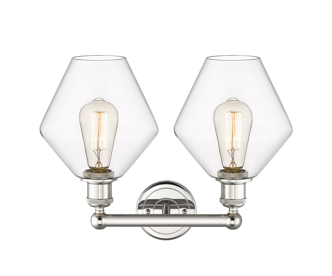 INNOVATIONS 616-2W-PN-G652-8 Cindyrella 2 17 inch Bath Vanity Light Polished Nickel