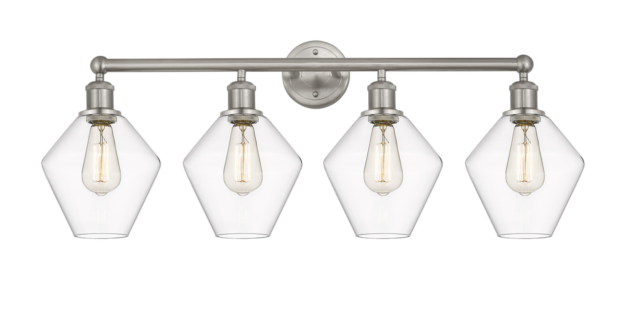 INNOVATIONS 616-4W-SN-G652-8 Cindyrella 4 35 inch Bath Vanity Light Satin Nickel