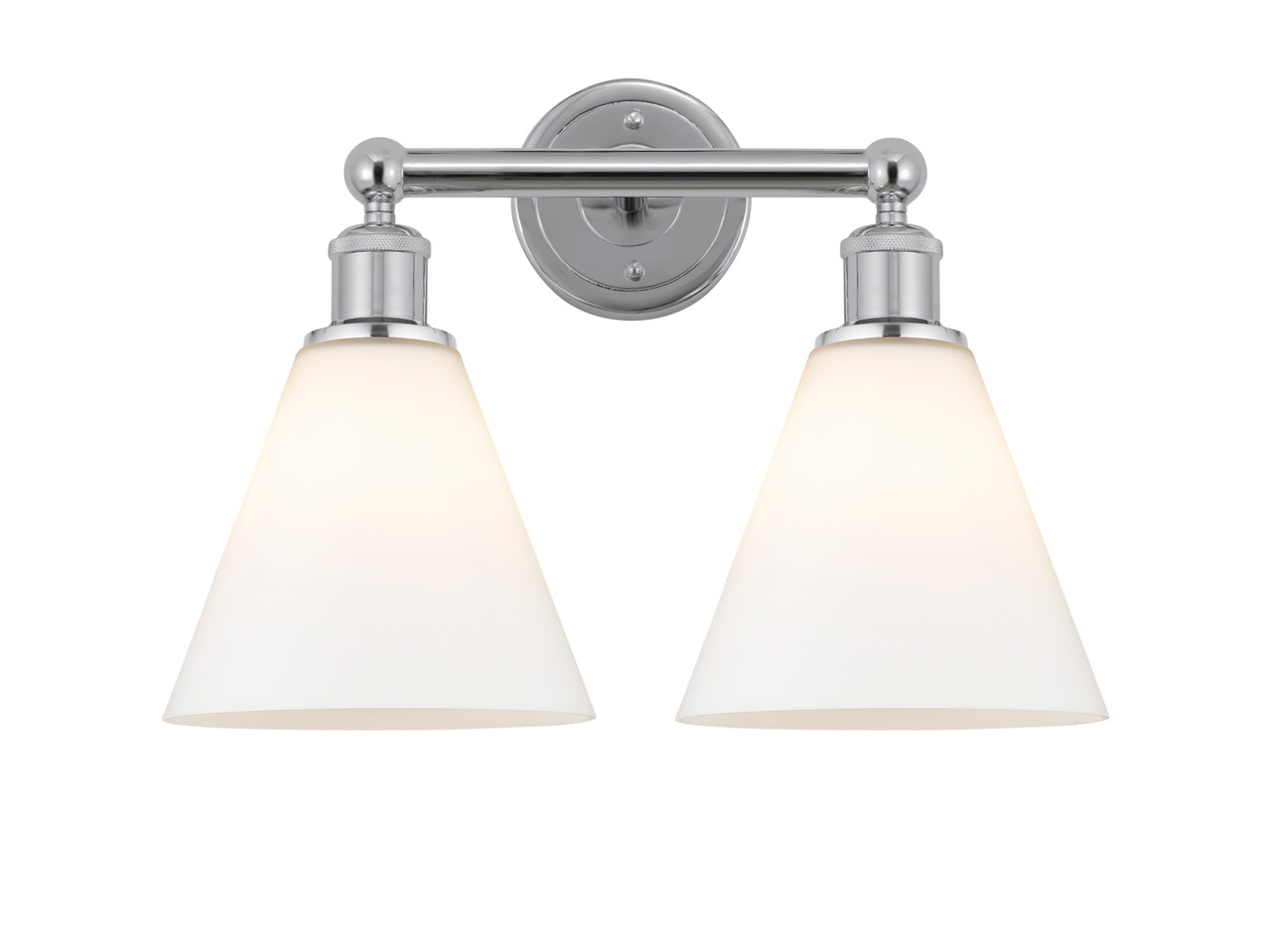 INNOVATIONS 616-2W-PC-GBC-81 Berkshire 2 17 inch Bath Vanity Light Polished Chrome