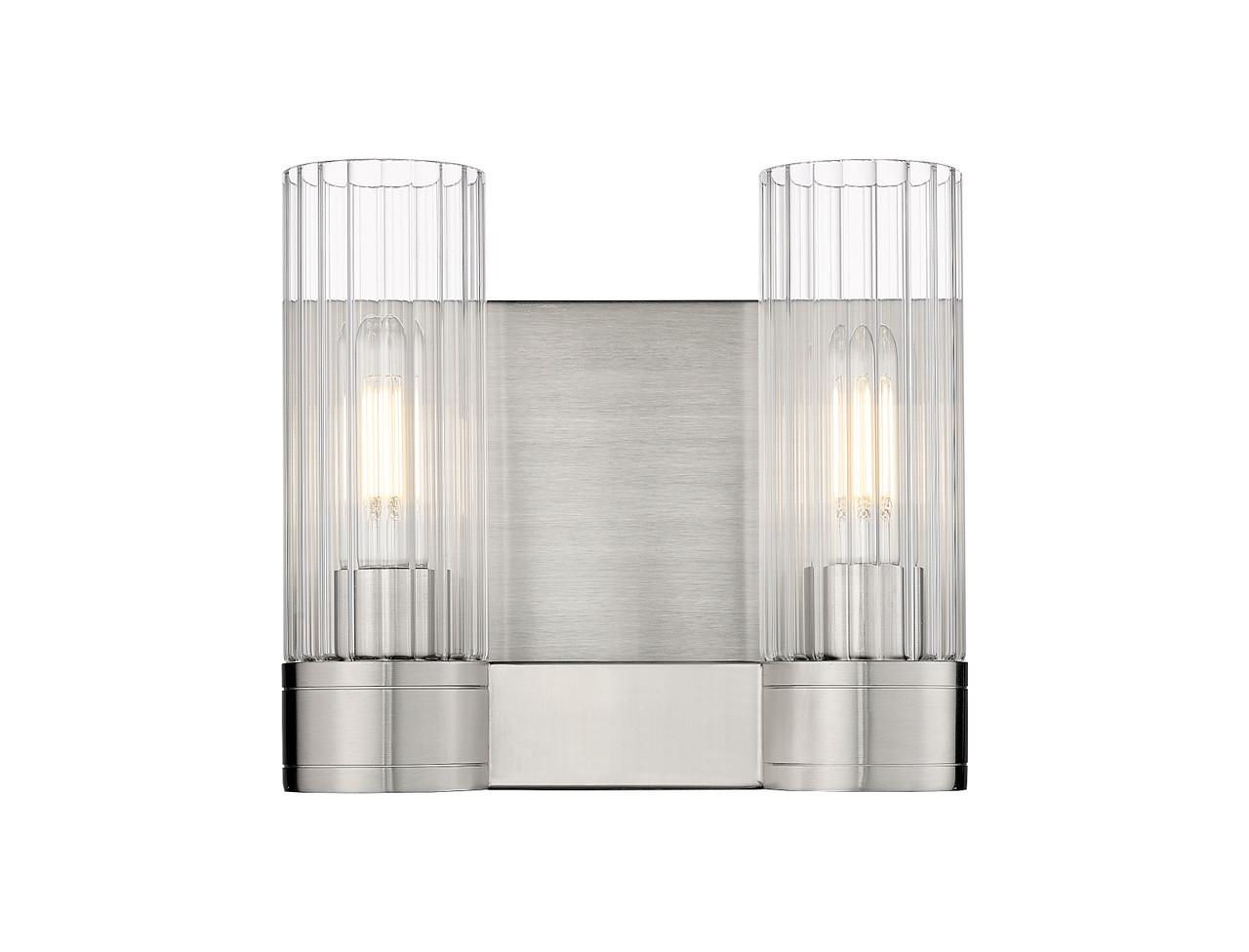 INNOVATIONS 429-2W-SN-G429-8CL Empire 2 10.5 inch Bath Vanity Light Satin Nickel