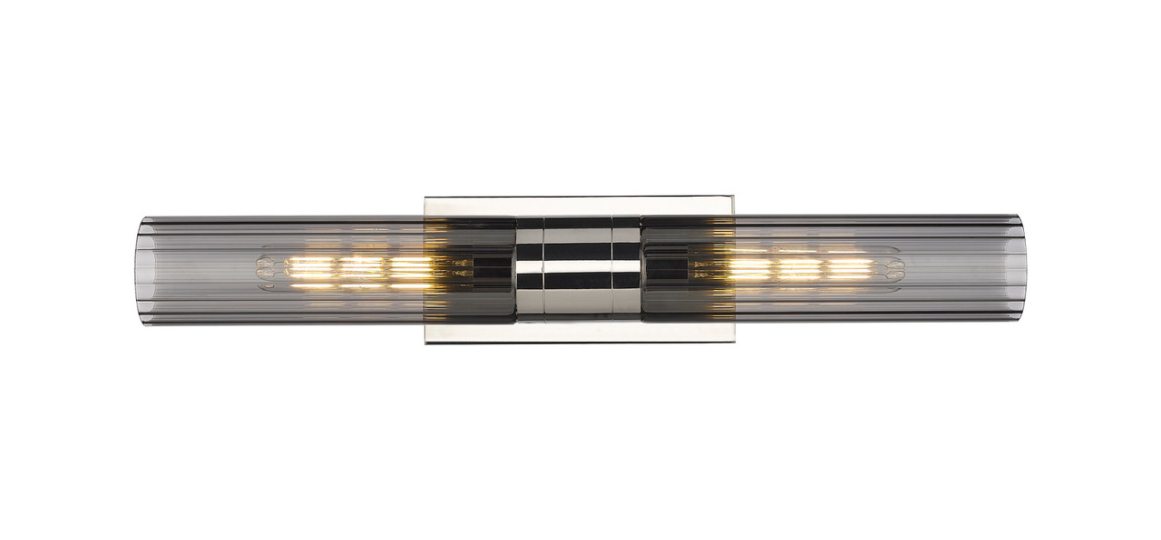 INNOVATIONS 429-2WL-PN-G429-11SM Empire 2 4.5 inch Bath Vanity Light Polished Nickel