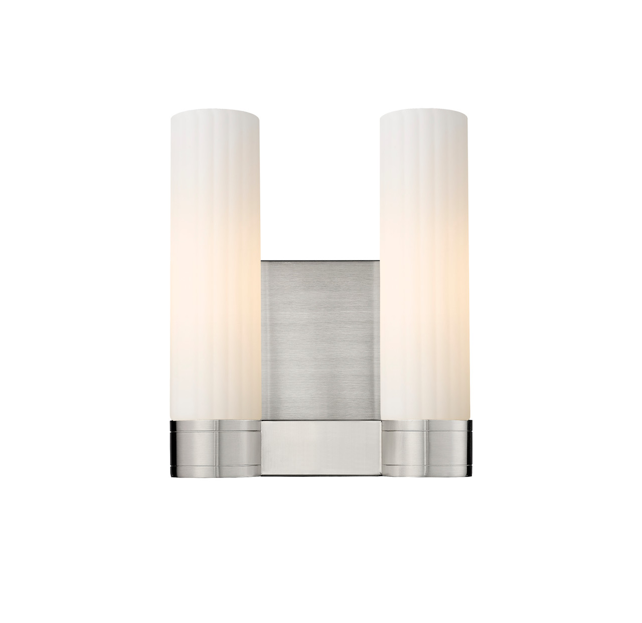 INNOVATIONS 429-2W-SN-G429-11WH Empire 2 10.5 inch Bath Vanity Light Satin Nickel