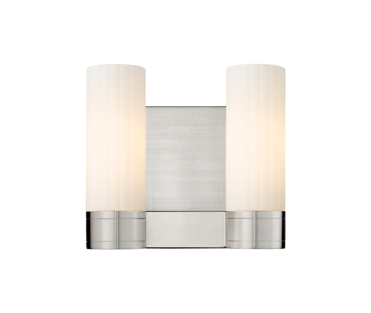 INNOVATIONS 429-2W-SN-G429-8WH Empire 2 10.5 inch Bath Vanity Light Satin Nickel