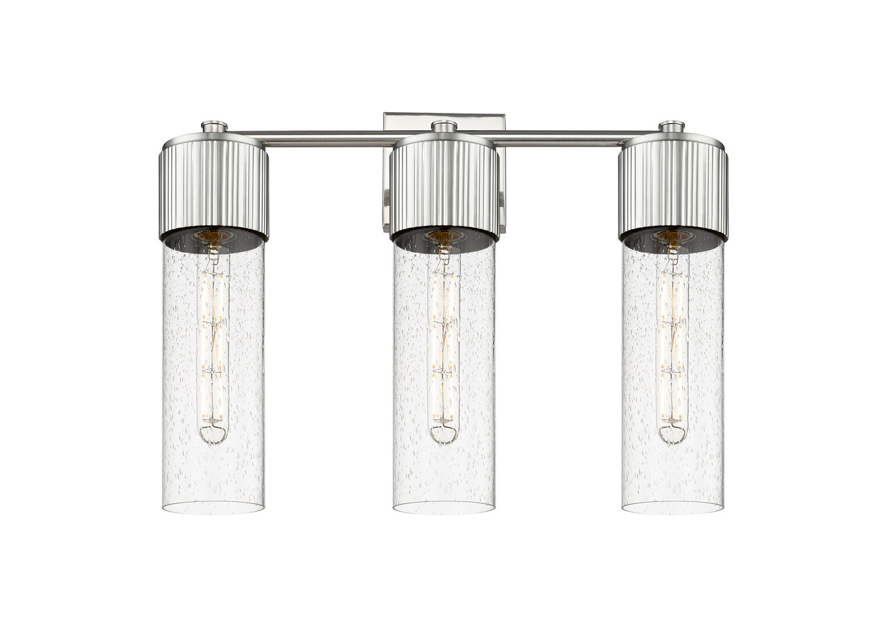 INNOVATIONS 428-3W-SN-G428-12SDY Bolivar 3 20.5 inch Bath Vanity Light Satin Nickel