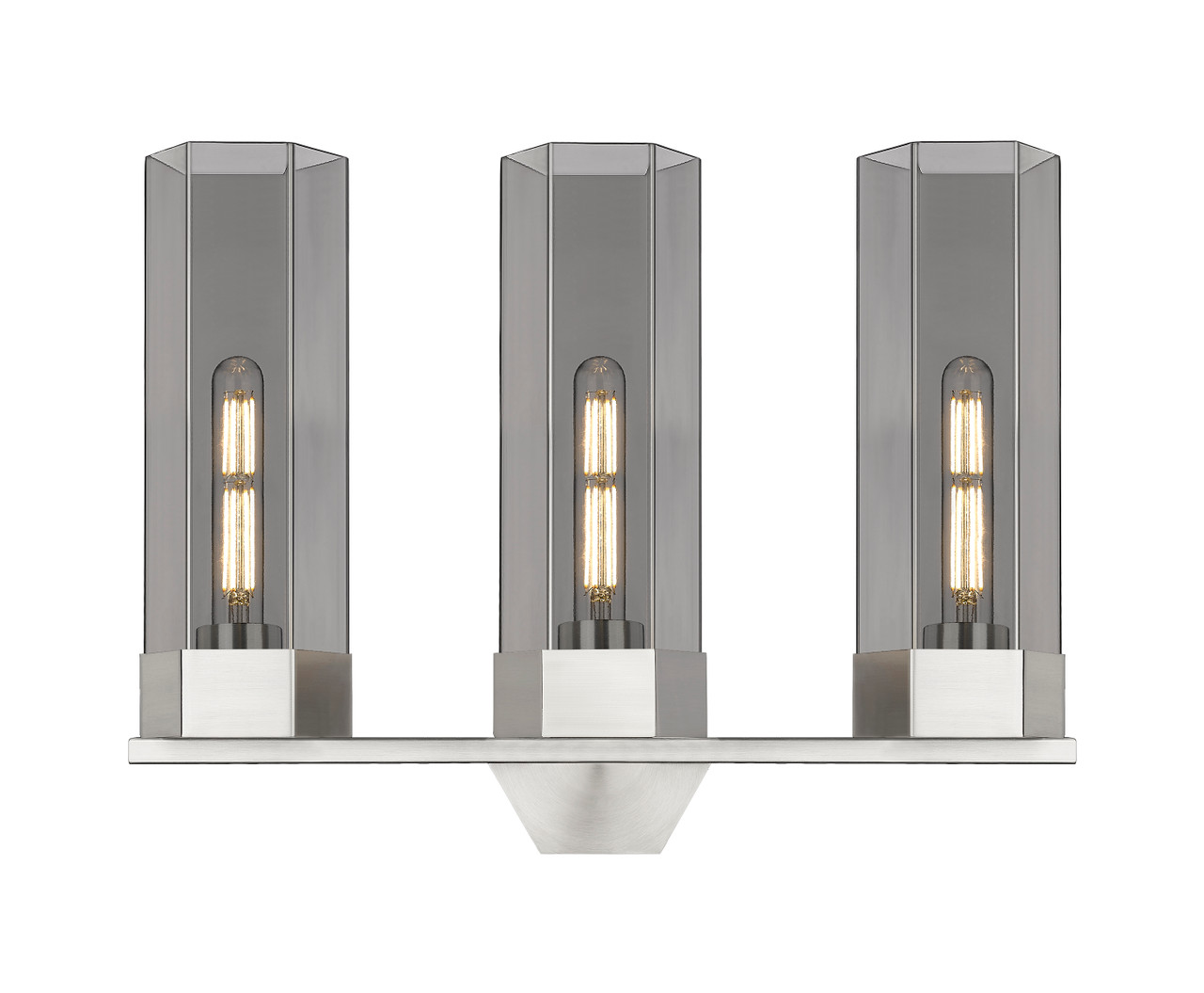 INNOVATIONS 427-3W-SN-G427-14SM Claverack 3 21.75 inch Bath Vanity Light Satin Nickel