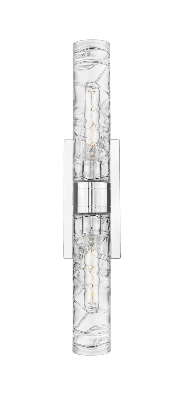 INNOVATIONS 617-2W-PC-G617-11DE Boreas 2 24 inch Bath Vanity Light Polished Chrome