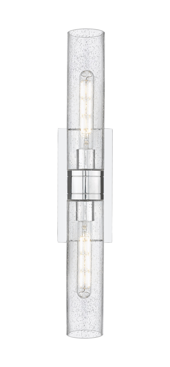 INNOVATIONS 617-2W-PC-G617-11SDY Boreas 2 24 inch Bath Vanity Light Polished Chrome