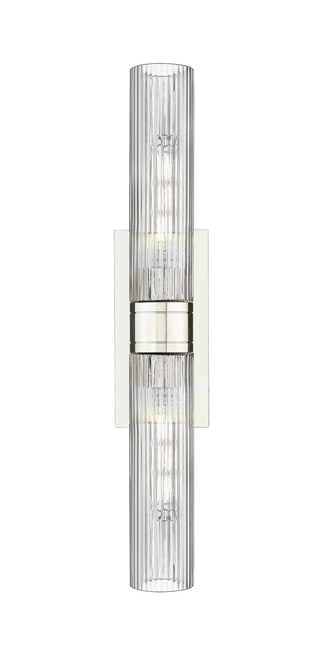 INNOVATIONS 617-2W-PN-G617-11SCL Boreas 2 24 inch Bath Vanity Light Polished Nickel