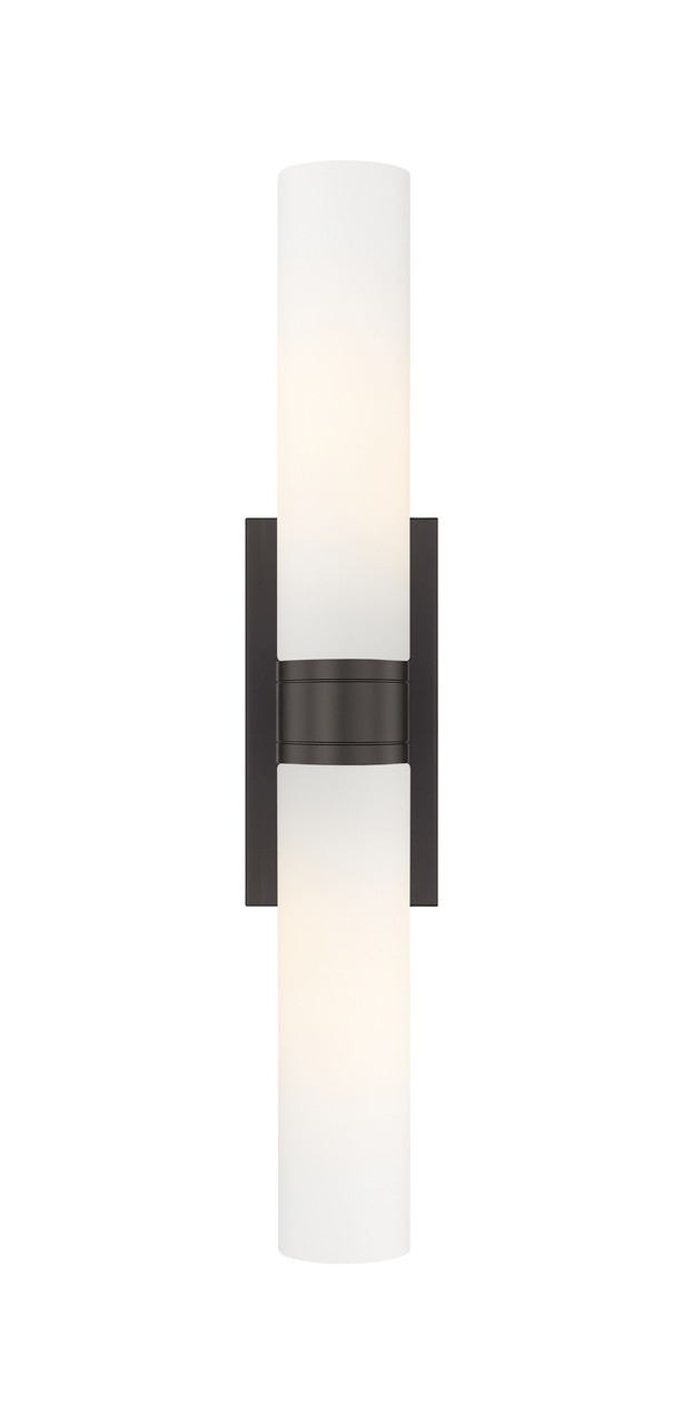 INNOVATIONS 617-2W-OB-G617-11WH Boreas 2 24 inch Bath Vanity Light Oil Rubbed Bronze