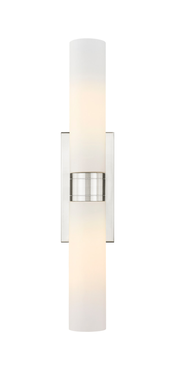 INNOVATIONS 617-2W-SN-G617-11WH Boreas 2 24 inch Bath Vanity Light Satin Nickel