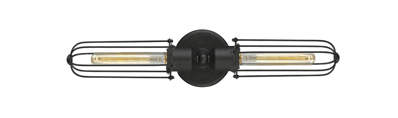 INNOVATIONS 900-2W-OB-CE225-LED Muselet 2 Light Bath Vanity Light part of the Austere Collection Oil Rubbed Bronze