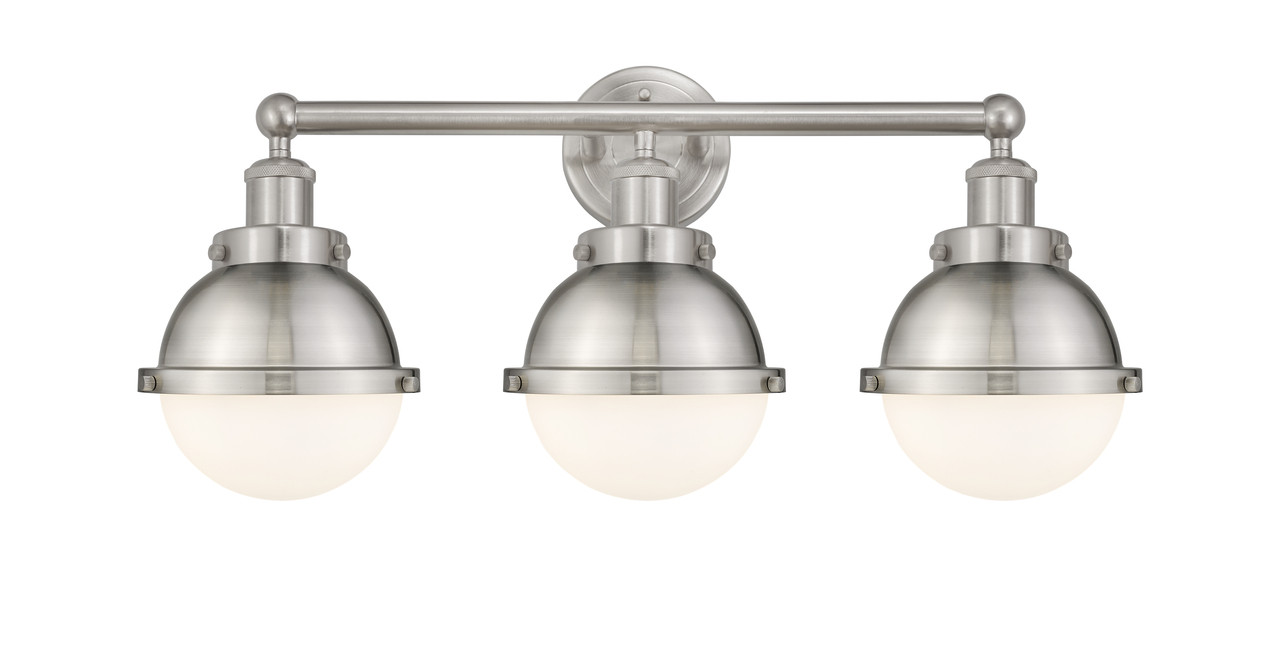 INNOVATIONS 616-3W-SN-HFS-61-SN Hampden 3 Light 34 inch Bath Vanity Light Brushed Satin Nickel