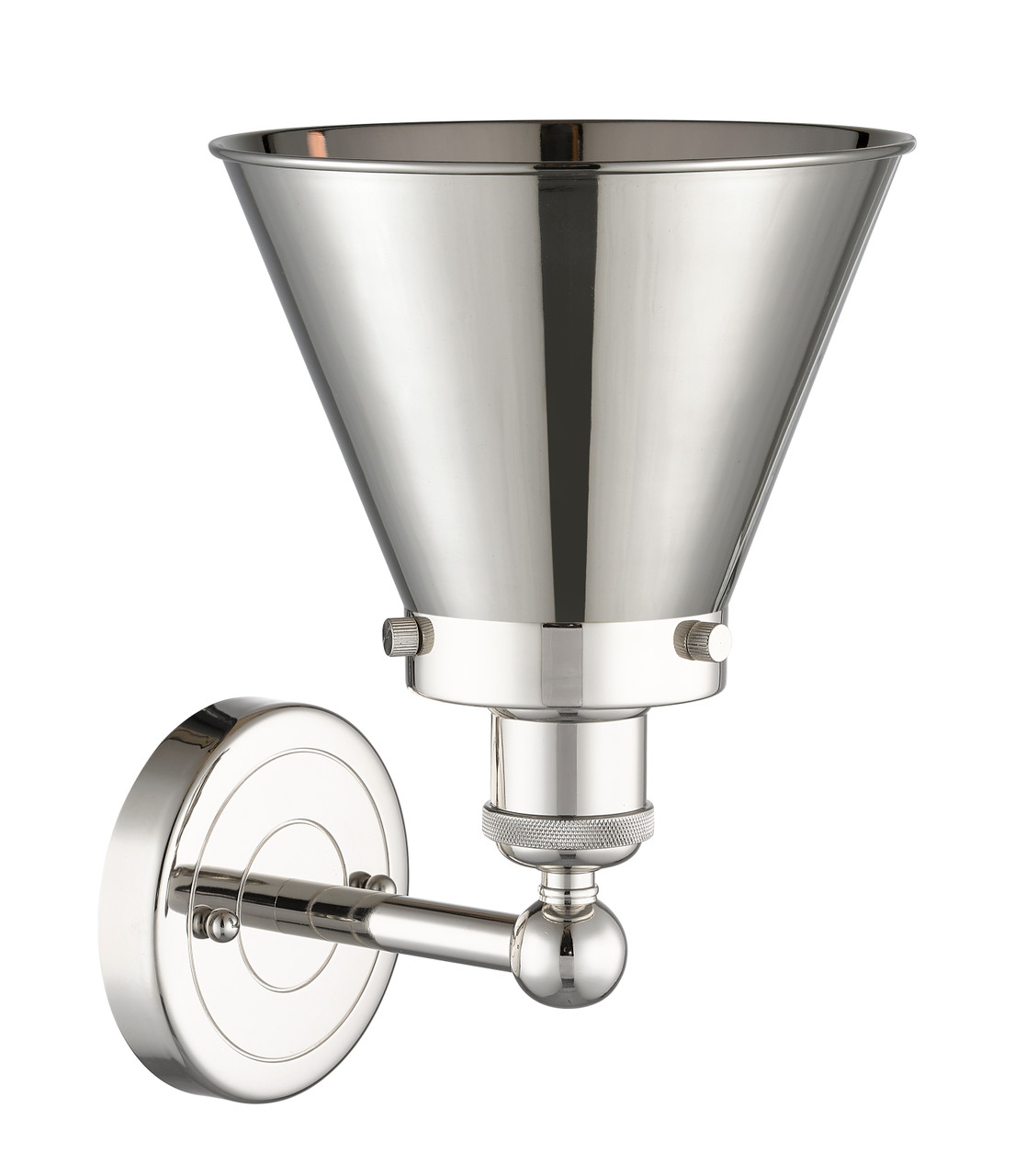 INNOVATIONS 616-1W-PN-M13-PN Appalachian 1 Light Sconce part of the Franklin Restoration Collection Polished Nickel