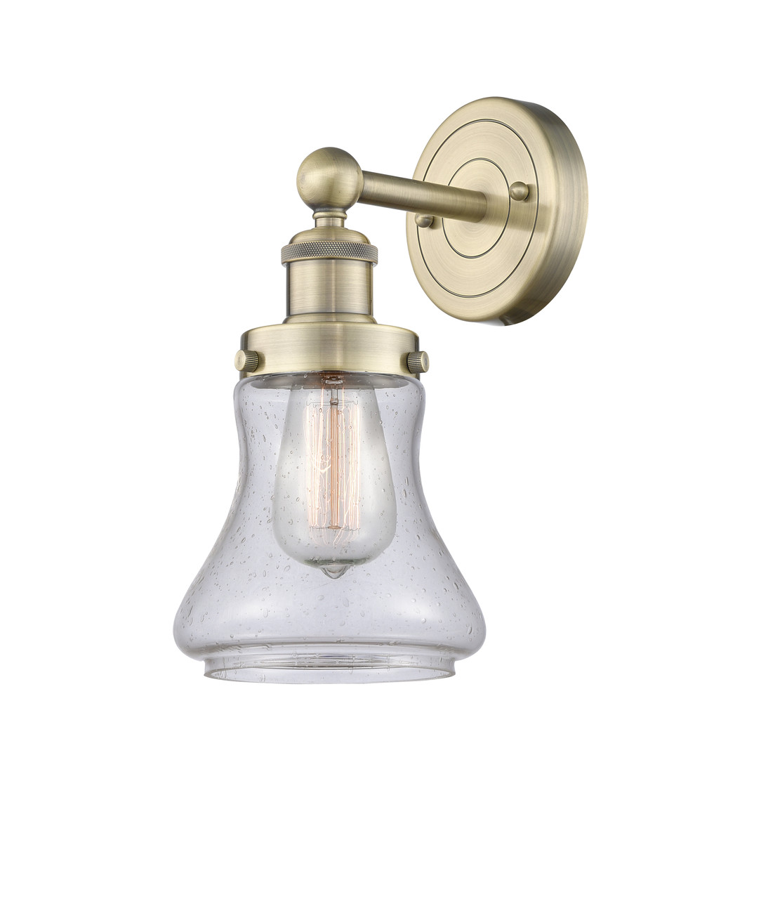 INNOVATIONS 616-1W-AB-G194 Bellmont 1 6.5 inch Sconce Antique Brass