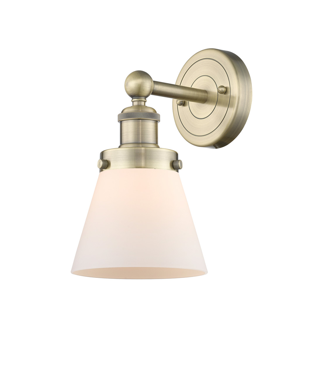 INNOVATIONS 616-1W-AB-G61 Cone 1 6.5 inch Sconce Antique Brass