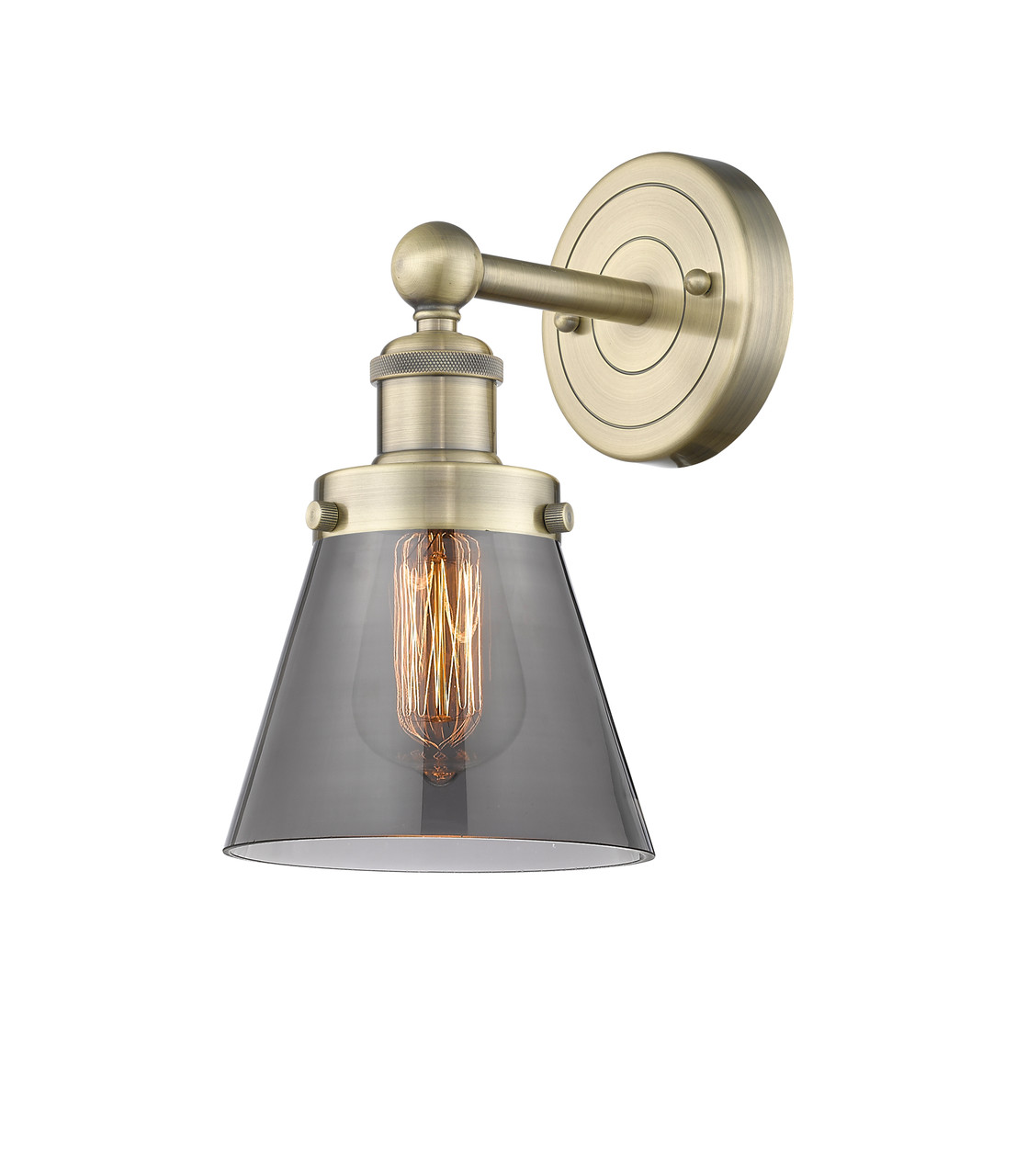 INNOVATIONS 616-1W-AB-G63 Cone 1 6.5 inch Sconce Antique Brass