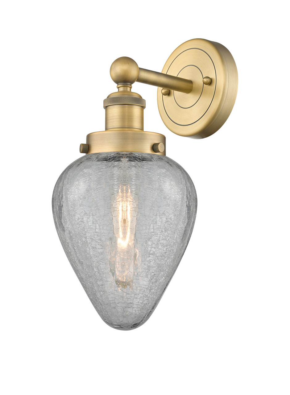 INNOVATIONS 616-1W-BB-G165 Geneseo 1 6 inch Sconce Brushed Brass