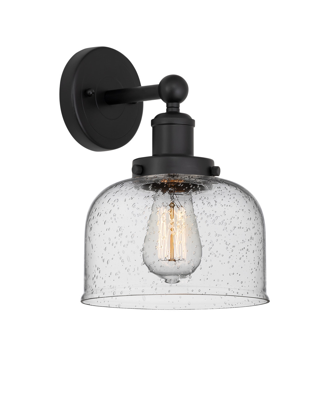INNOVATIONS 616-1W-BK-G74 Bell 1 Light 6.5 inch Sconce Matte Black