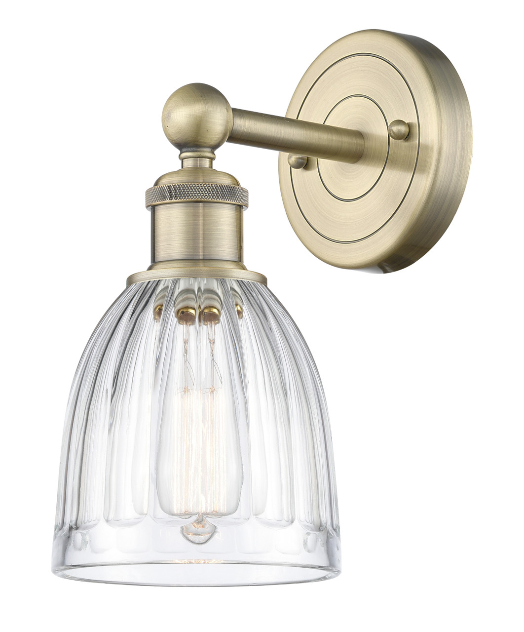 INNOVATIONS 616-1W-AB-G442 Brookfield 1 5.75 inch Sconce Antique Brass