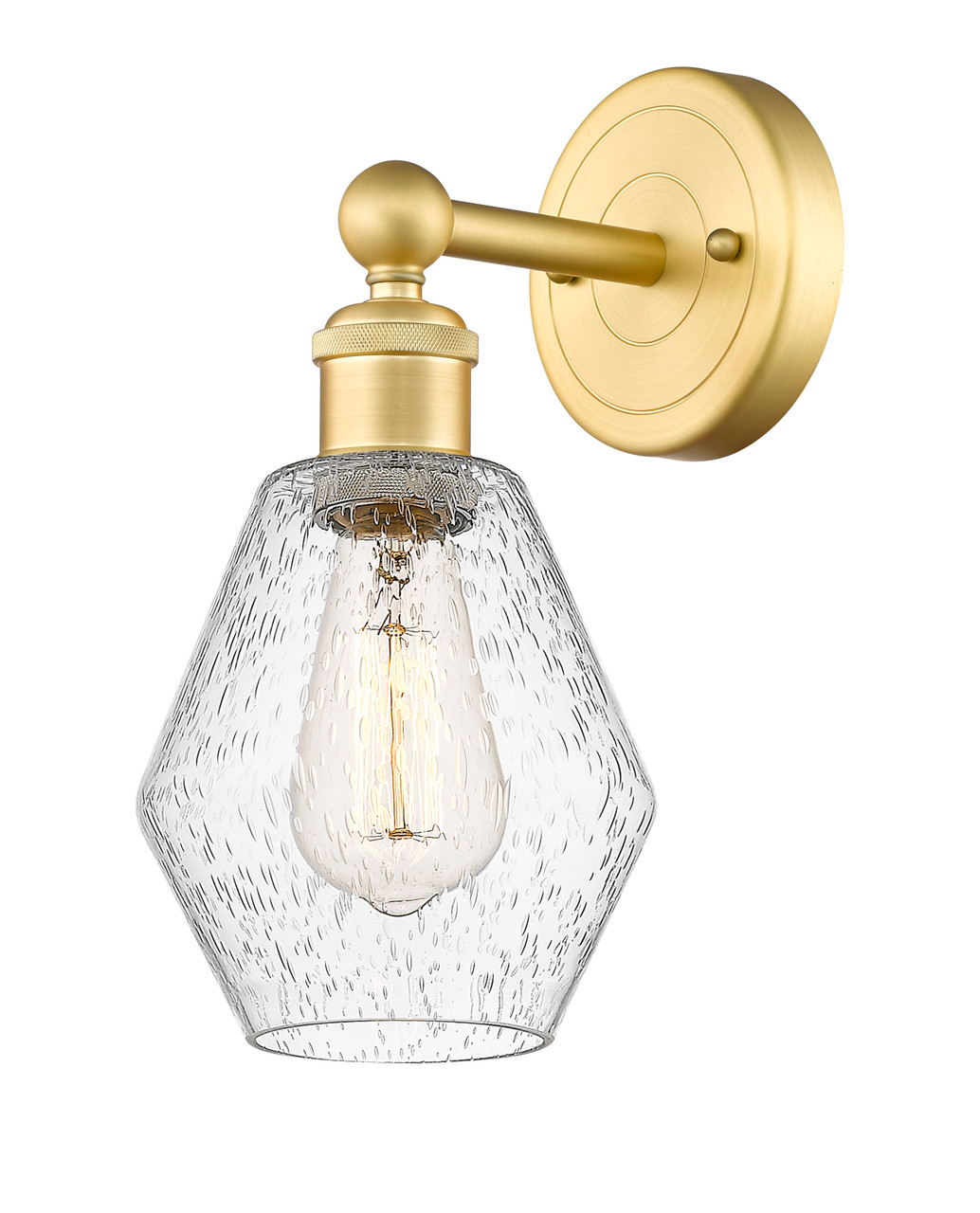 INNOVATIONS 616-1W-SG-G654-6 Cindyrella 1 6 inch Sconce Satin Gold