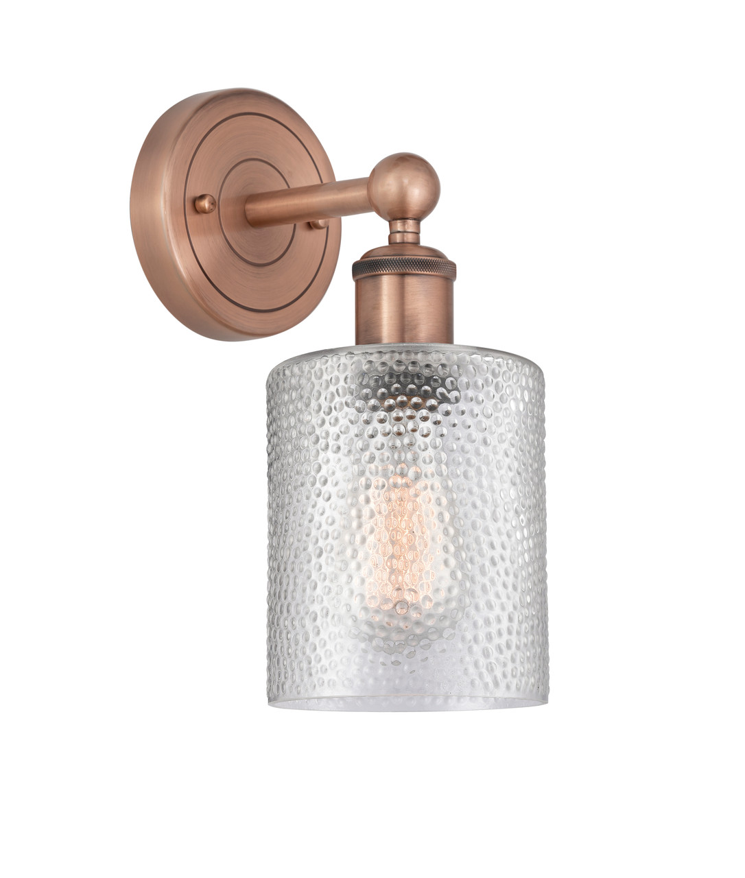 INNOVATIONS 616-1W-AC-G112 Cobbleskill 1 5 inch Sconce Antique Copper