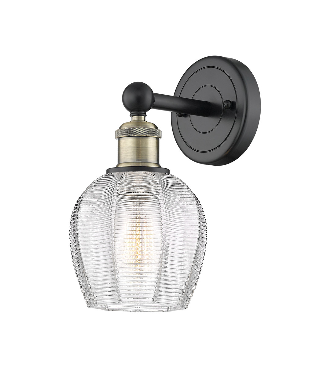 INNOVATIONS 616-1W-BAB-G462-6 Norfolk 1 5.75 inch Sconce Black Antique Brass